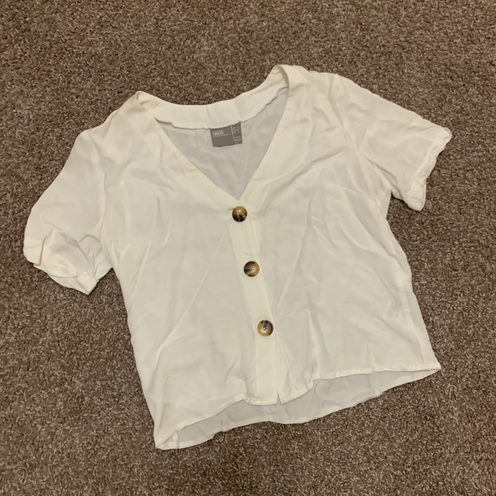 ASOS Blouse with Button Detail
